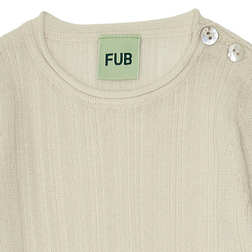 Baby rib body - ecru - FUB